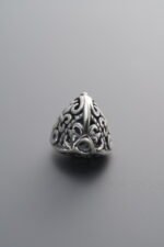 925 Sterling Silver-Antiqued-Large Triangle Spacer Bead-12mm - Image 4