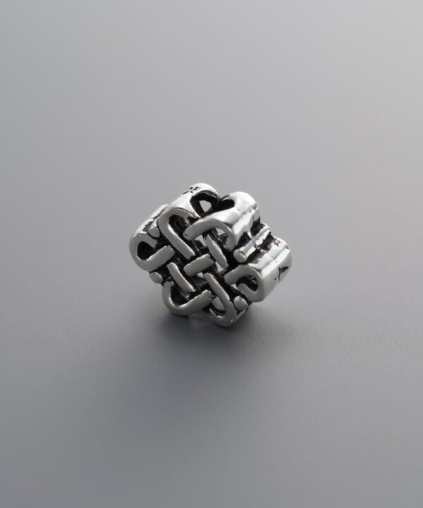 925 Silver-Vintage-Chinese Knot Spacer Bead-10mm