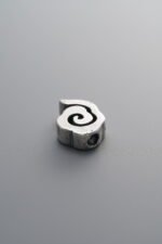 925 Silver-Vintage-Auspicious Cloud Spacer Bead-11mm - Image 4