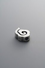925 Silver-Vintage-Auspicious Cloud Spacer Bead-11mm - Image 3