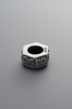 925 Sterling Silver-Antiqued-Vairocana Buddha Spacer Bead-10mm - Image 3