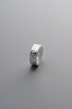 925 Silver-Plain-Dot Pattern Spacer Bead-8mm