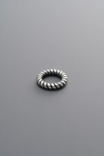 Antique Finish Twisted Closed Ring