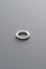 925 Sterling Silver-Bright-Twisted Closed Jump Ring-7mm - Image 3