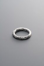 925 Silver-Vintage-Wrapped Sliding Ring-12mm