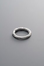 925 Silver-Vintage-Wrapped Sliding Ring-12mm - Image 3