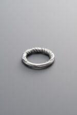925 Sterling Silver-Antiqued-Wrapped Slider Bail-12mm - Image 3