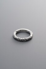 925 Sterling Silver-Antiqued-Wrapped Slider Bail-12mm - Image 2