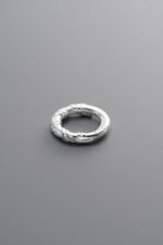 925 Silver-Plain-Wrapped Sliding Ring-9mm - Image 2