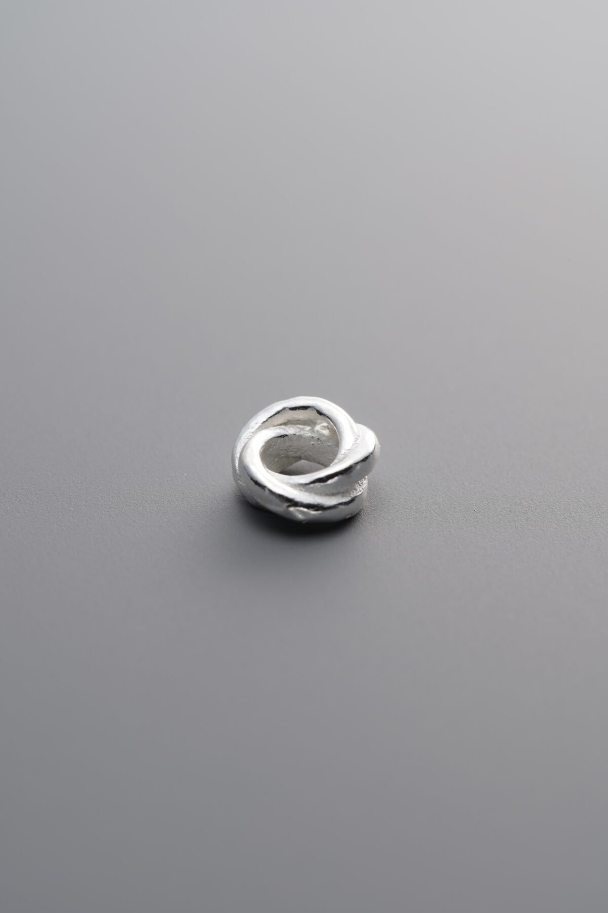 925 Sterling Silver-Bright-Twist-Textured Slider Bail-6mm - Image 2