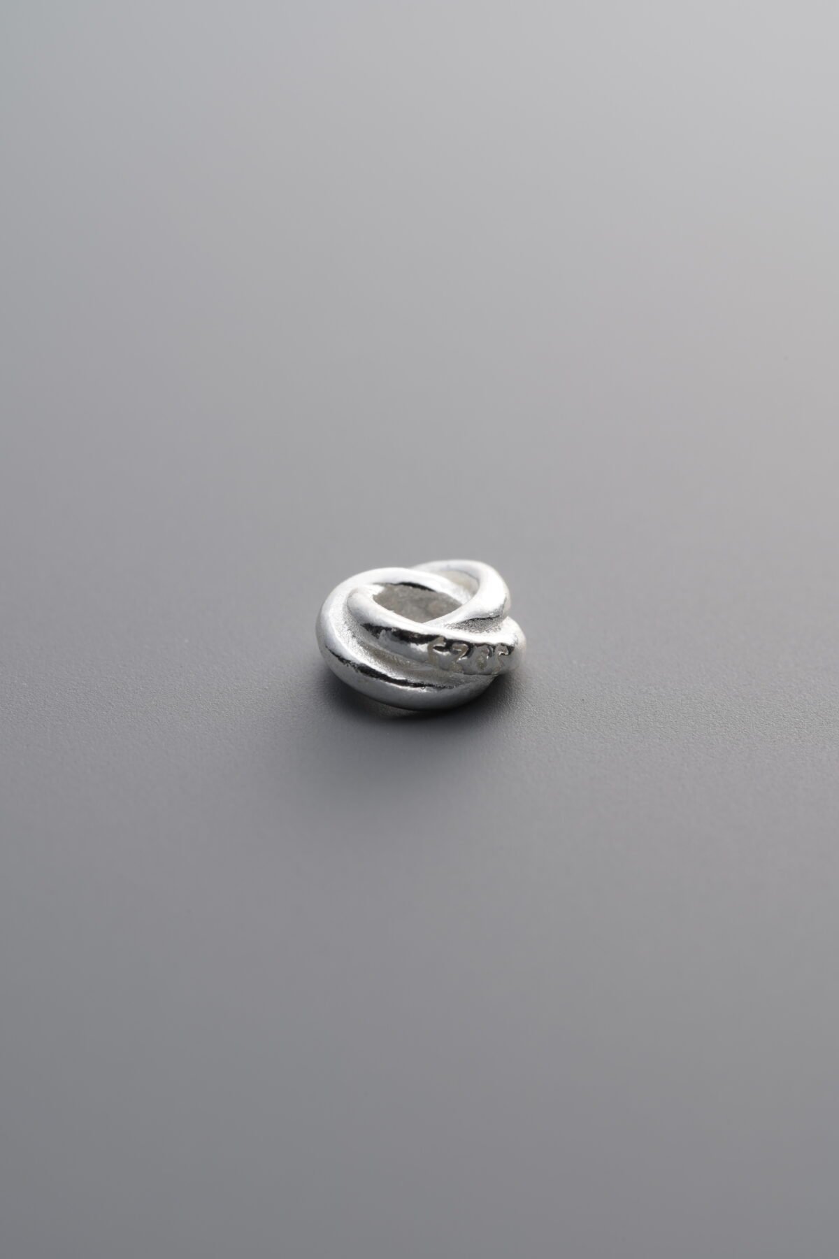 925 Sterling Silver-Bright-Twist-Textured Slider Bail-6mm - Image 3