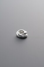 925 Sterling Silver-Bright-Twist-Textured Slider Bail-6mm - Image 4