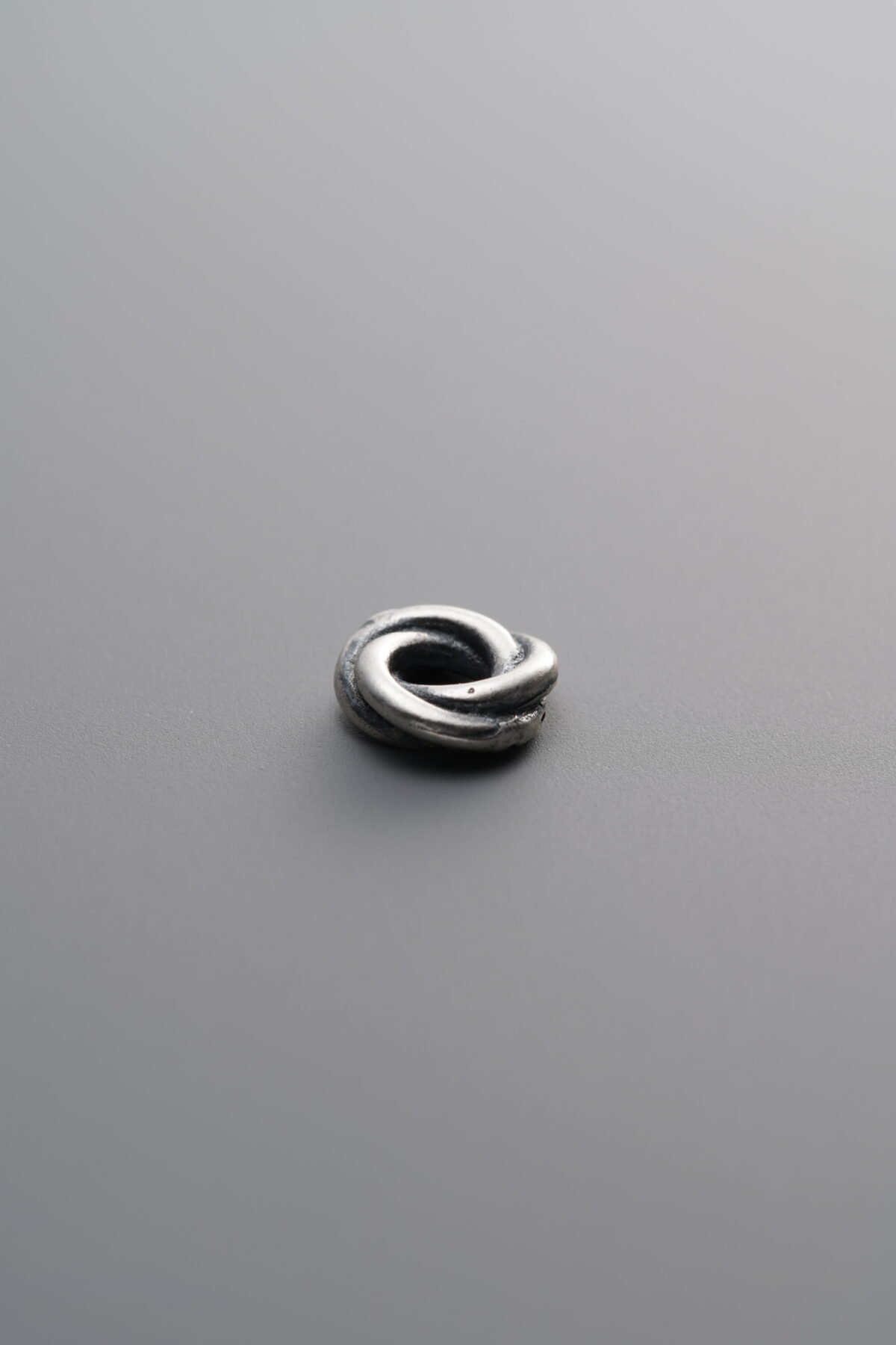 925 Sterling Silver-Antiqued-Twist-Textured Slider Bail-6mm - Image 3