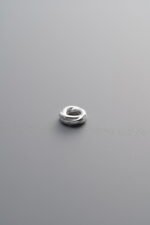 925 Sterling Silver-Bright-Button Pattern Slider Bail Bead-4mm - Image 4