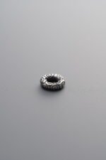 925 Sterling Silver-Antiqued-Spiral Slider Bail-5mm