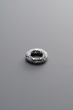 925 Sterling Silver-Antiqued-Spiral Slider Bail-8mm