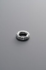 925 Sterling Silver-Antiqued-Spiral Slider Bail-8mm - Image 2