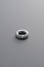 925 Sterling Silver-Antiqued-Spiral Slider Bail-8mm - Image 3