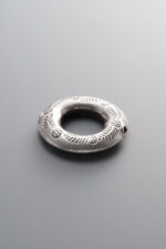 925 Sterling Silver-Antiqued-Leaf Slider Bail-19mm - Image 4