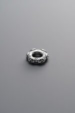 925 Silver-Vintage-Coin Pattern Sliding Ring-7mm