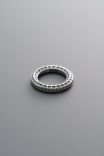 Hammered Pattern Sliding Ring