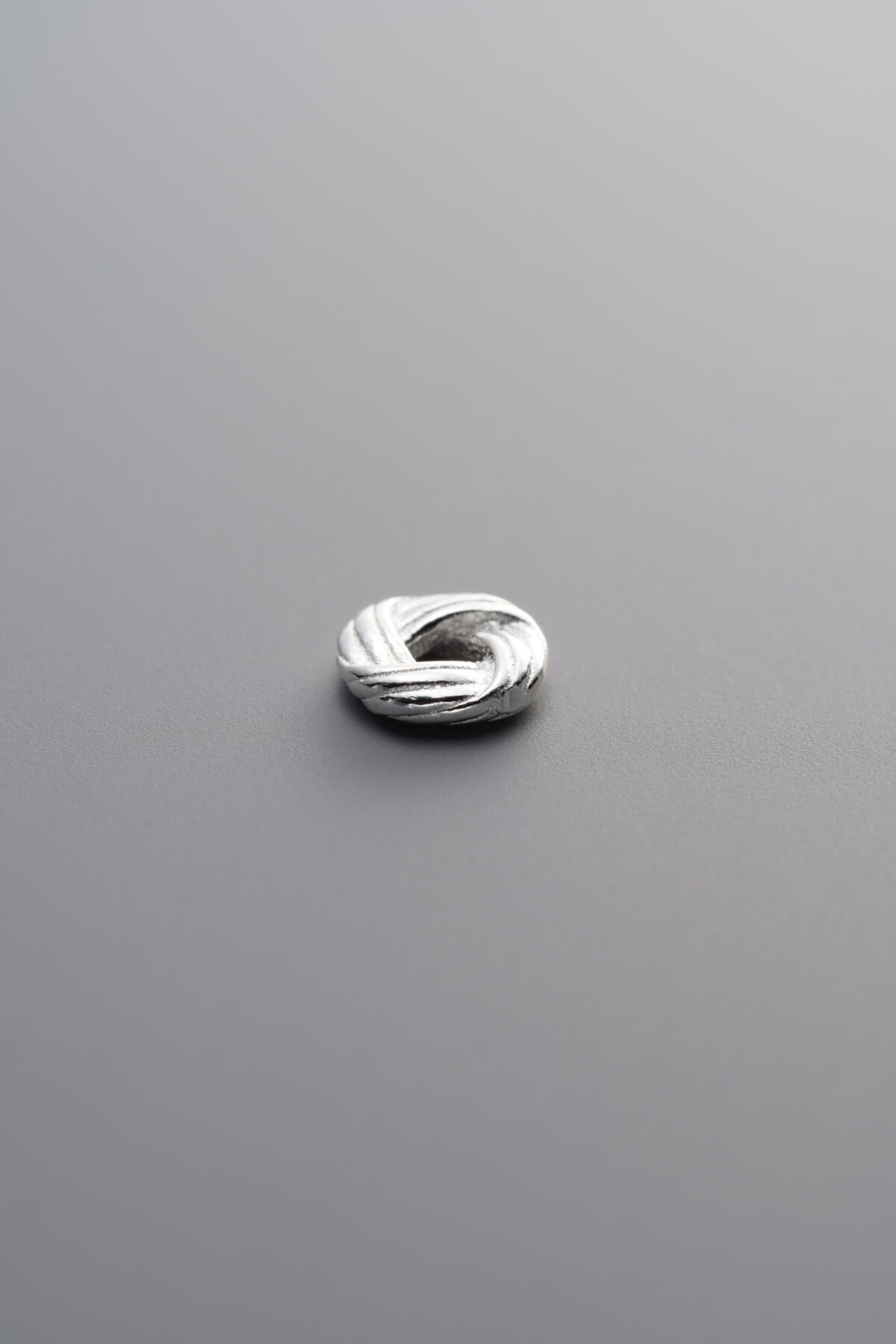 925 Sterling Silver-Bright-Twisted Wrapped Slider Bail-6mm - Image 1