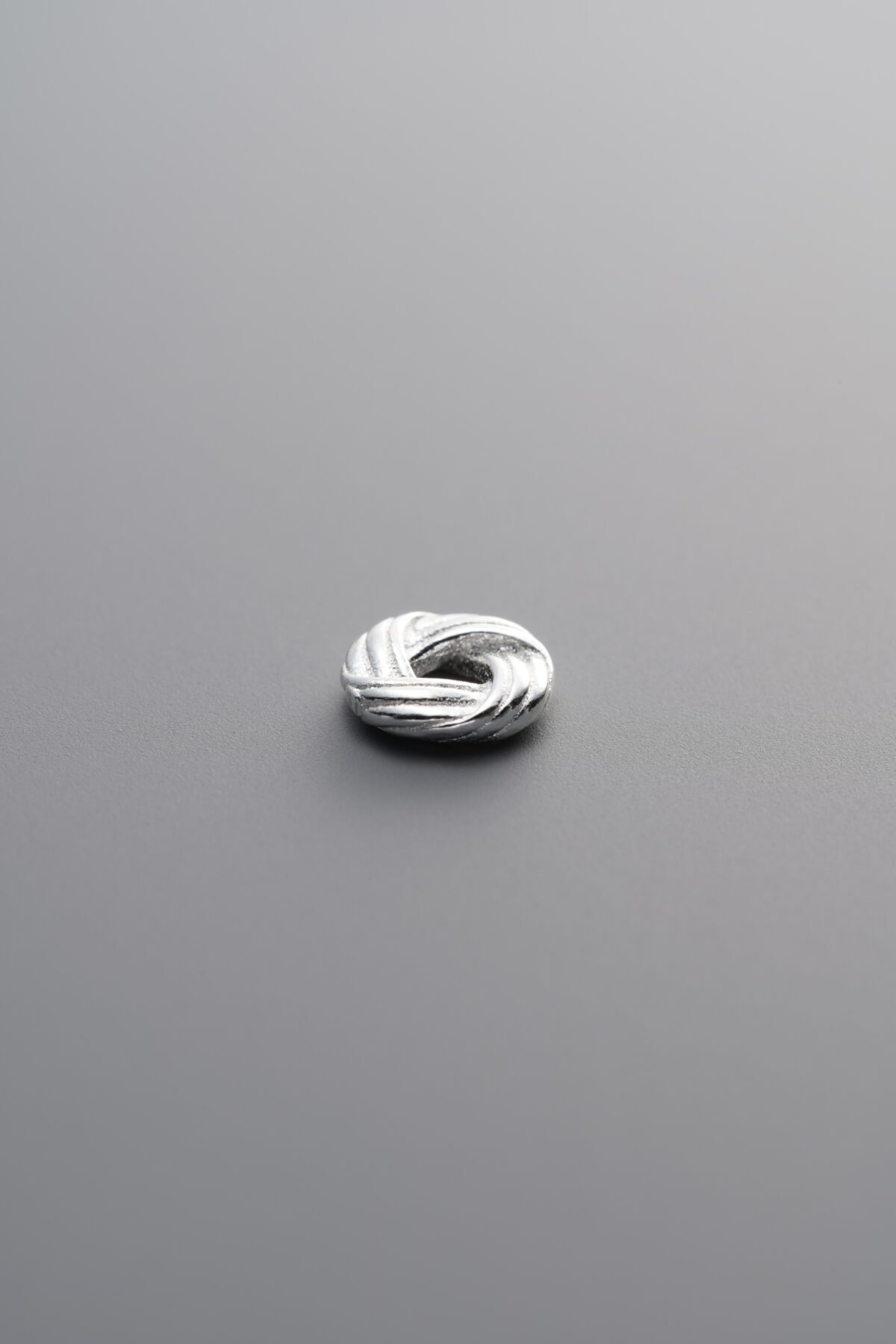 925 Sterling Silver-Bright-Twisted Wrapped Slider Bail-6mm - Image 2