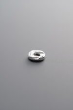 925 Sterling Silver-Bright-Twisted Wrapped Slider Bail-6mm - Image 2