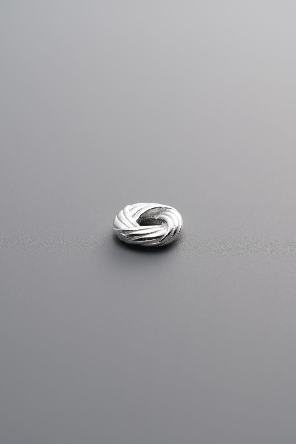 925 Sterling Silver-Bright-Twisted Wrapped Slider Bail-6mm - Image 3