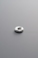 925 Sterling Silver-Bright-Twisted Wrapped Slider Bail-6mm - Image 3