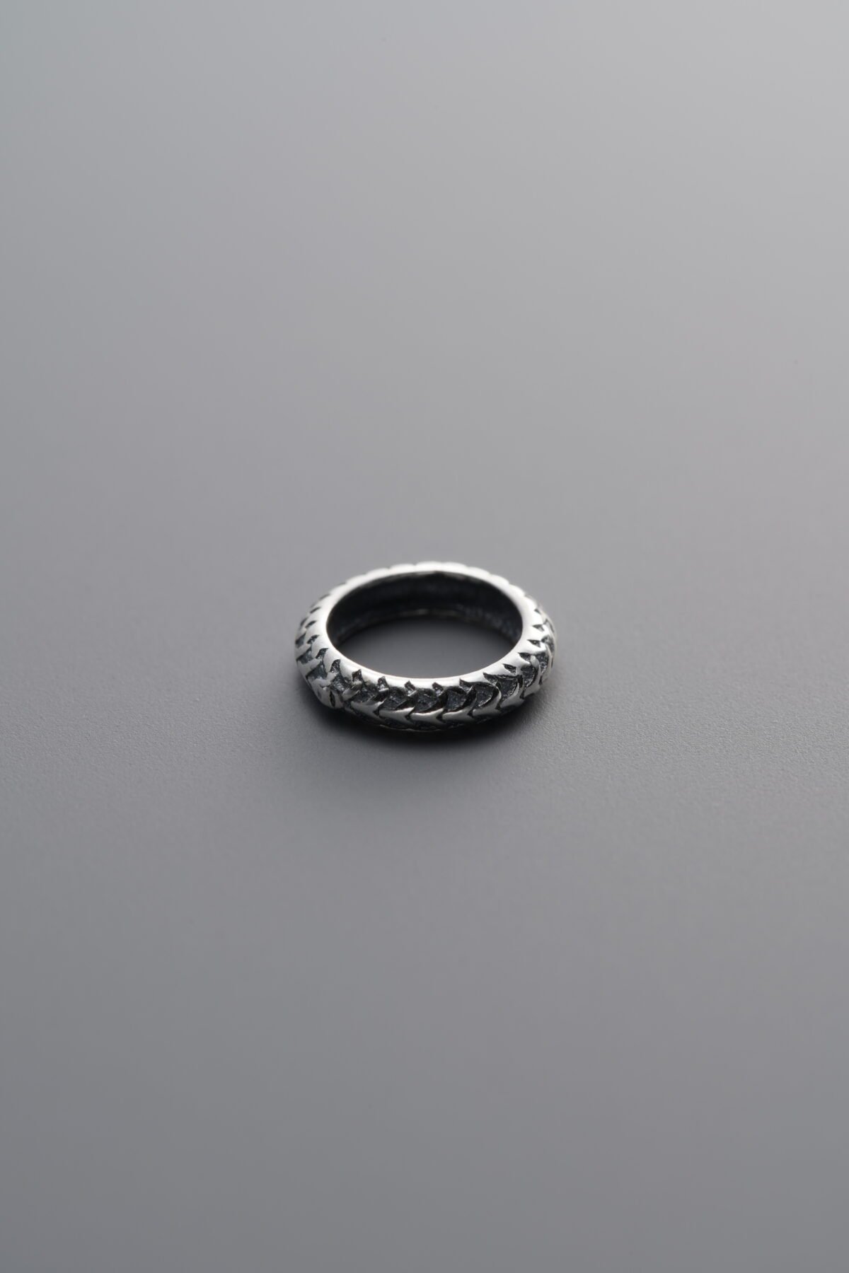 925 Sterling Silver-Antiqued-Snake Slider Bail-7mm - Image 1