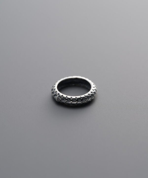 925 Sterling Silver-Antiqued-Snake Slider Bail-7mm