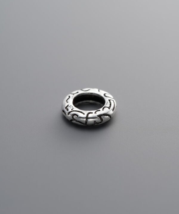 925 Silver-Vintage-Auspicious Cloud Sliding Ring-8mm