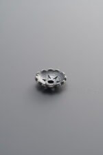 925 Silver-Vintage-Flower Bead Cap-8mm - Image 3