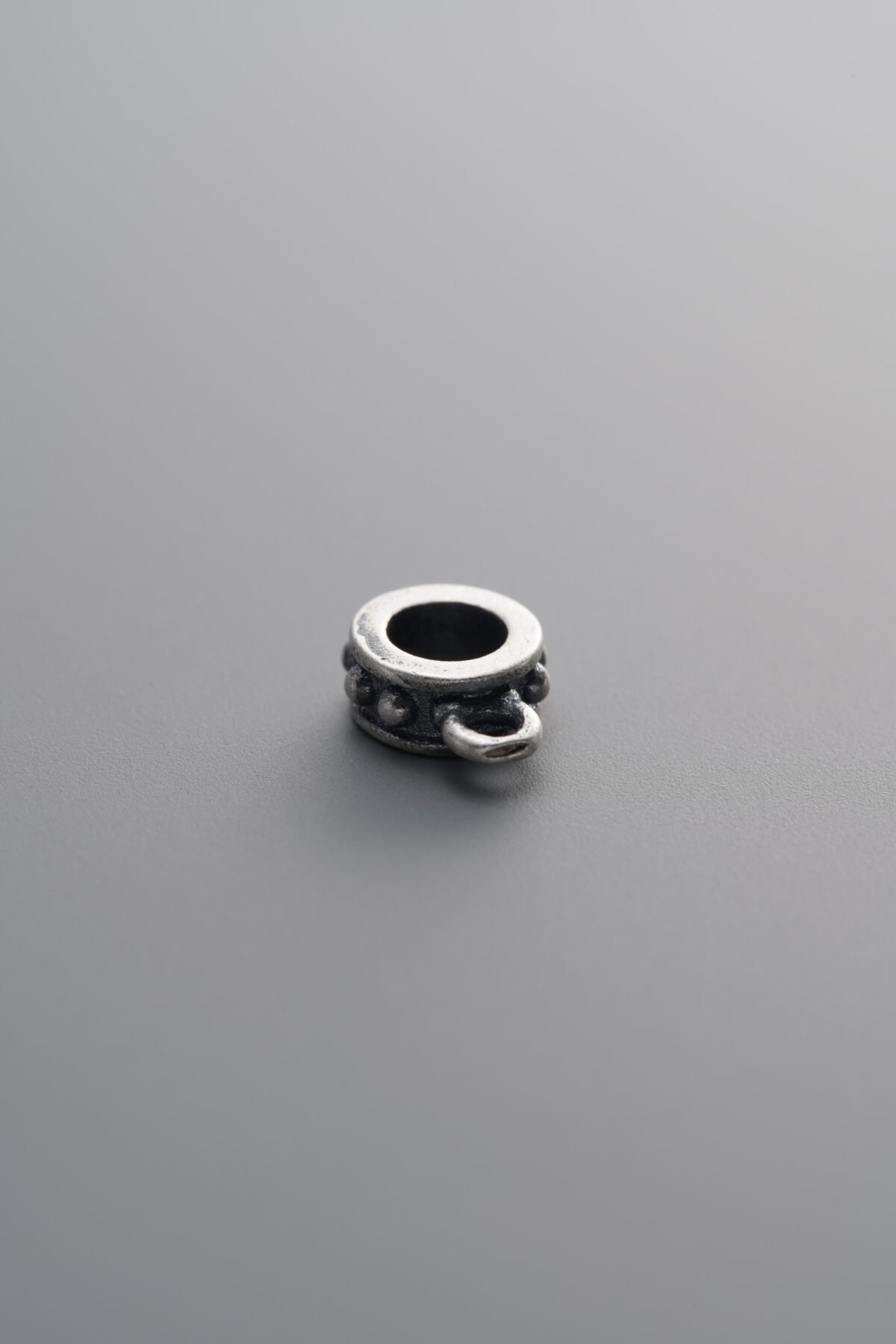 925 Sterling Silver-Antiqued-Three-Way Connector Bead-5mm - Image 4