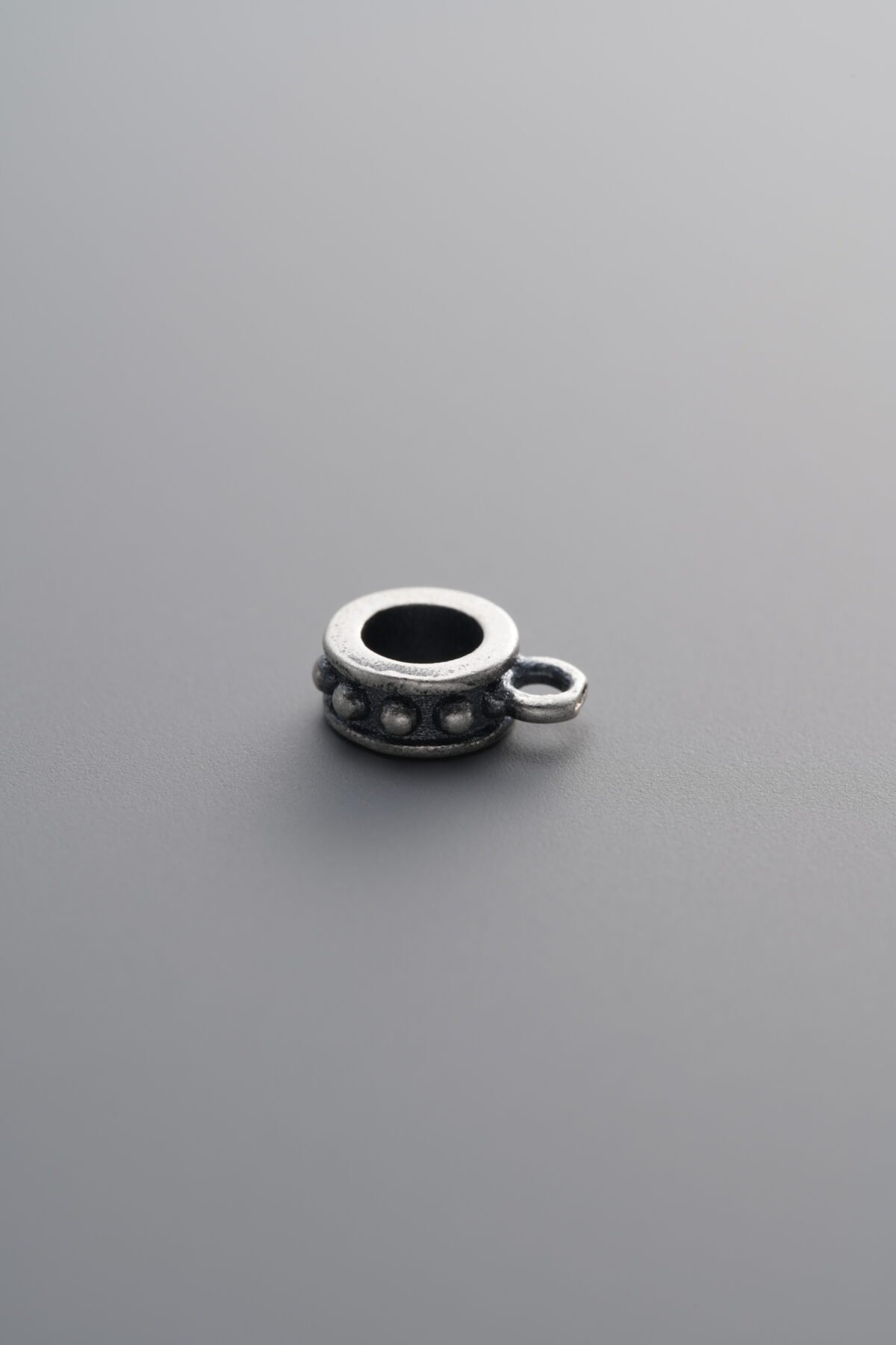 925 Sterling Silver-Antiqued-Three-Way Connector Bead-5mm - Image 2