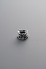 925 Silver-Vintage-Flower Bead Cap-5mm - Image 3