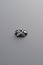 925 Silver-Vintage-Flower Bead Cap-8mm
