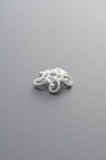 925 Silver-Plain-Flower Bead Cap-10mm - Image 4