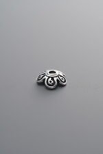 925 Silver-Vintage-Flower Bead Cap-7mm