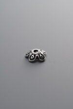 925 Silver-Vintage-Flower Bead Cap-7mm - Image 4