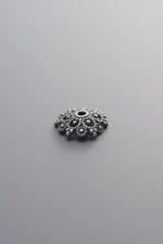 925 Silver-Vintage-Antique Finish Bead Cap-9mm