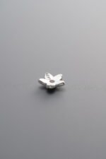 925 Silver-Plain-Flower Bead Cap-6mm - Image 4