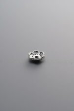 925 Silver-Vintage-Flower Bead Cap-6mm - Image 4