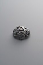 925 Silver-Vintage-Flower Bead Cap-11mm