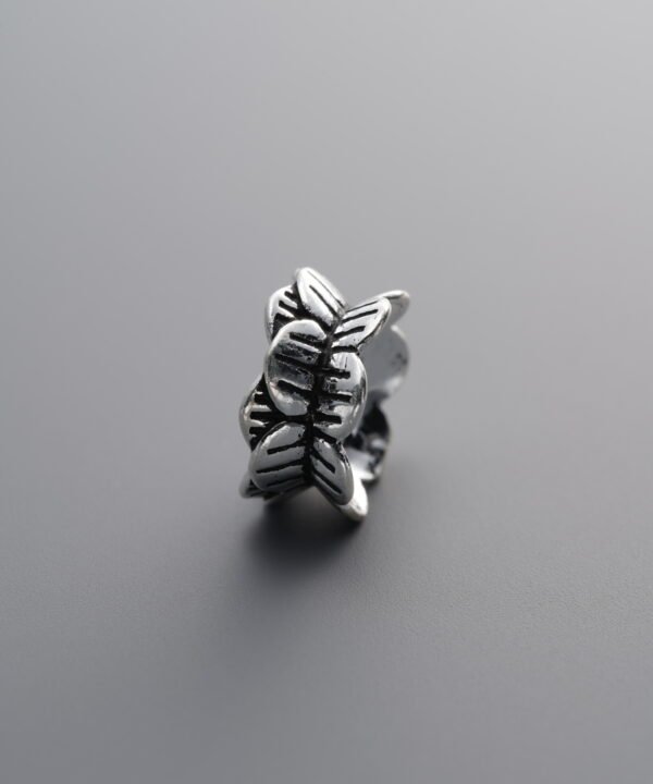 925 Silver-Vintage-Lotus Double-ended Bead Cap-9mm