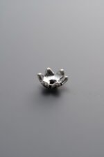 925 Silver-Vintage-Flower Bead Cap-7mm - Image 2