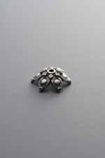 925 Silver-Vintage-Flower Bead Cap-11mm
