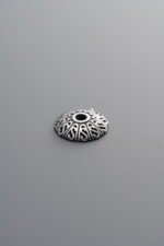 925 Silver-Vintage-Flower Bead Cap-8mm - Image 4
