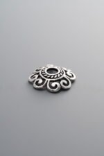 925 Silver-Vintage-Flower Bead Cap-13mm - Image 3